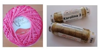 Metalické bavlnky a příze