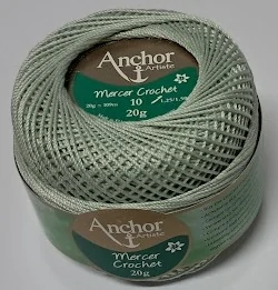 Anchor Artiste Crochet - 10 - šedozelená světlá