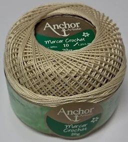 Anchor Artiste Crochet - 10 - krémová tmavá