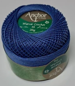 Anchor Artiste Crochet - 10 - modrá