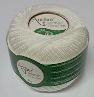 Anchor Artiste Crochet - 40 - slonová kost