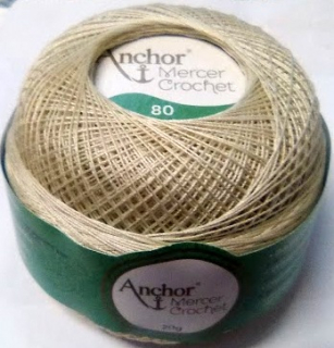 Anchor Artiste Crochet - 80 - béžová
