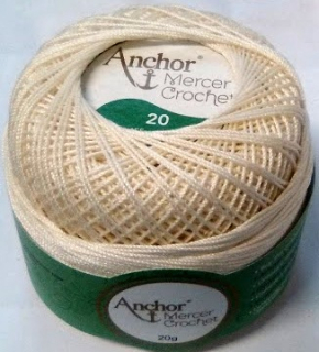 Anchor Artiste Crochet - 20 - krémová