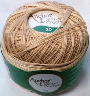 Anchor Artiste Crochet - 20 - krémová tmavá