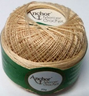 Anchor Artiste Crochet - 60 - krémová tmavá