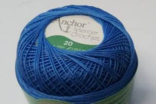 Anchor Artiste Crochet - 20 - modrá