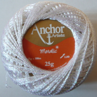 Anchor Artiste Metallic - bílá