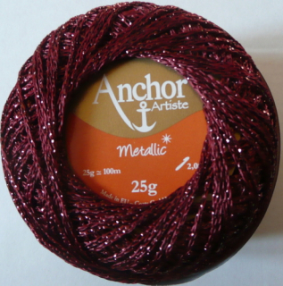 Anchor Artiste Metallic - vínová