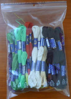 Bavlnky ke gobelínu - FK005 - zátiší s rendlíkem