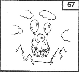 Kuřátko s balónky