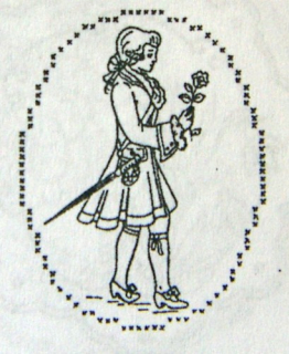Pán s květinou