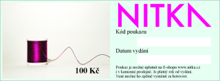 Poukázka - 100Kč
