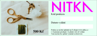 Poukázka - 500Kč