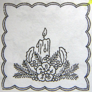 Svička s větvičkou