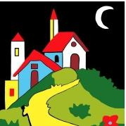 Vesnička v noci