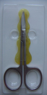 Vyšívací nůžky zahnuté - 9cm
