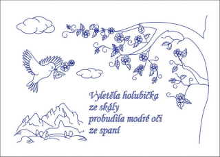 Vyletěla holubička......