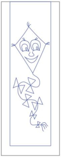 Záložka - dráček
