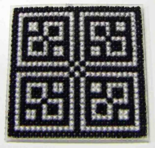 Černobílý ornament I.